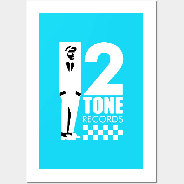 2 Tone Records Scarf Music Wall Art by depram